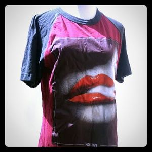 Graphic Print “No Love” Shirt